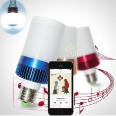  Bluetooth Akıllı Led Ampül Speaker  Telefondan Kumanda 