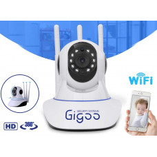 Gigoo HD 1080P Hareket ve Nesne Takip  Sensörlü Wifi  IP Kamera 